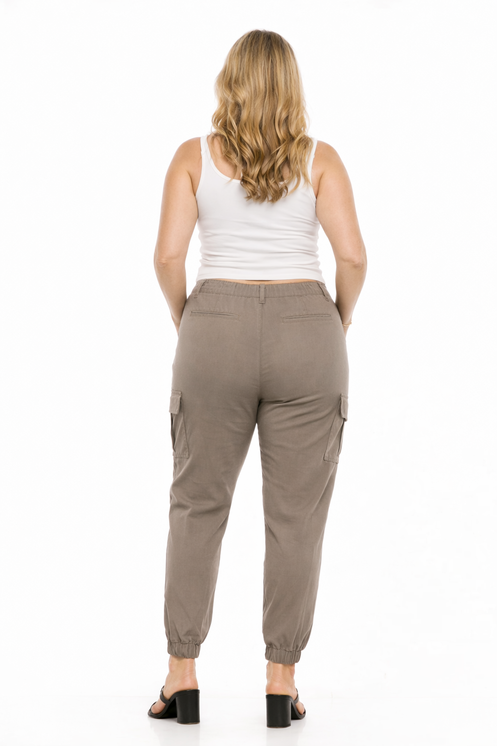 Cargo Joggers for Women and Deep Pockets Sage